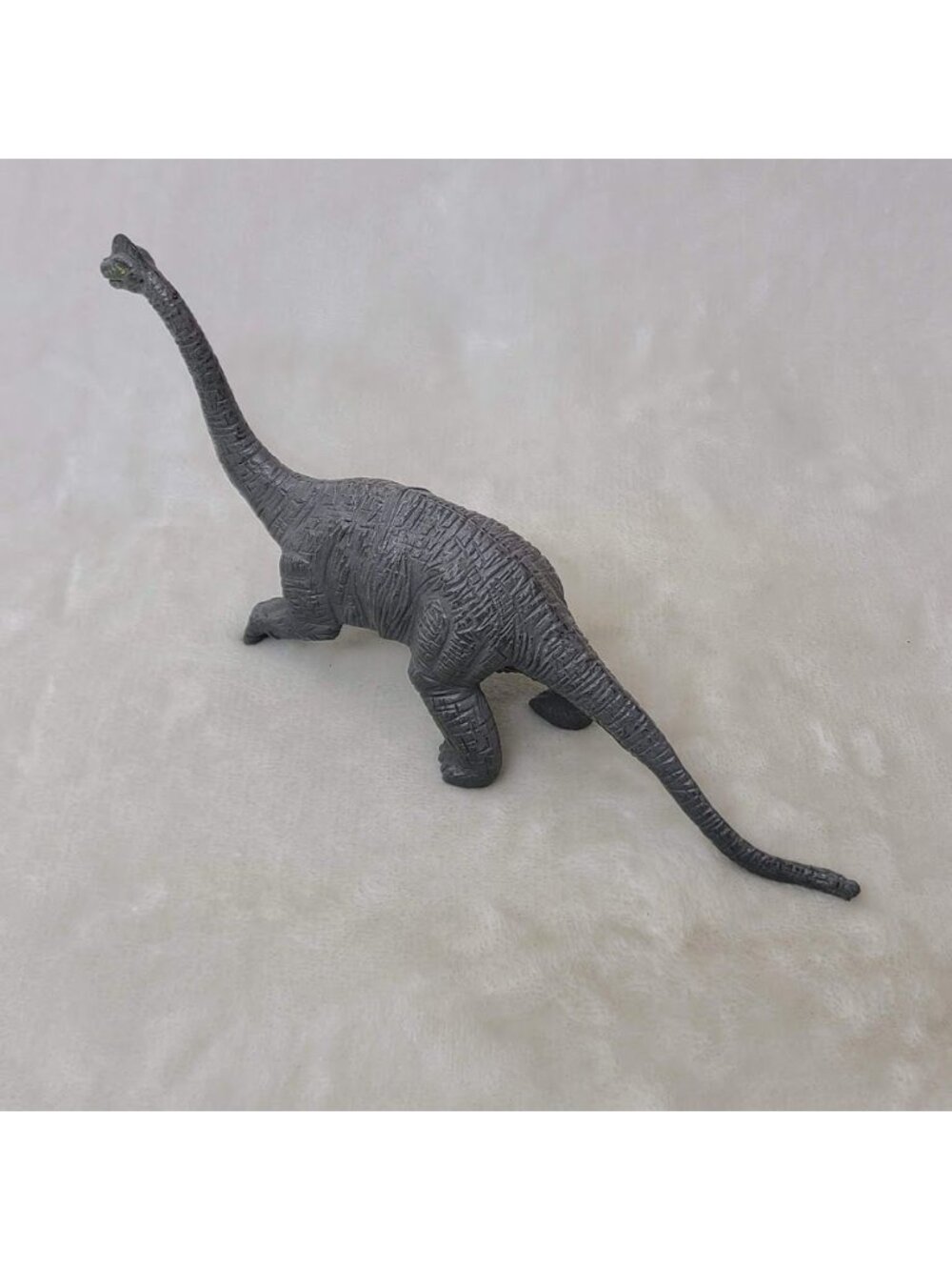 Brachiosaurus Dinosaur Figure 1995 Gray Plastic Toy Vintage - Picture 3 of 11